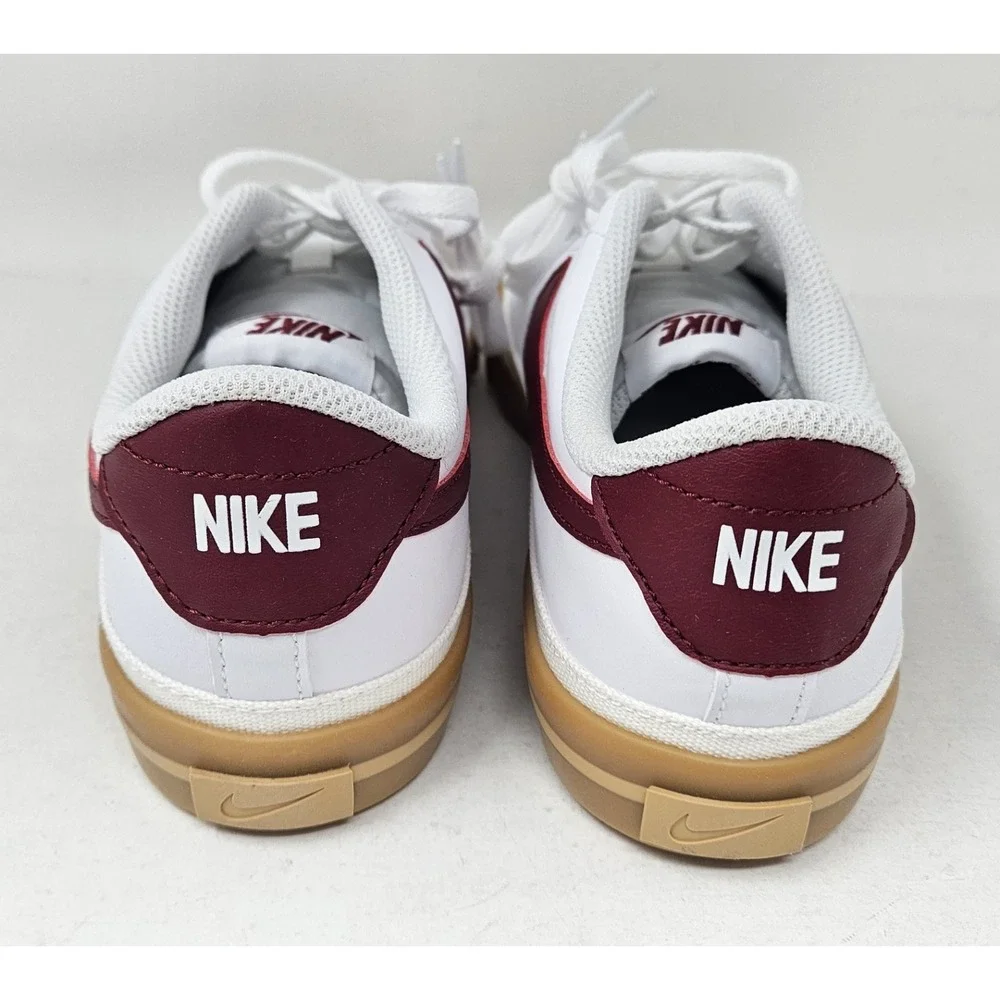 Nike Court Legacy White /Team Red/Gum Shoes DA5380-132 Size 6.5Y EUC! No Box